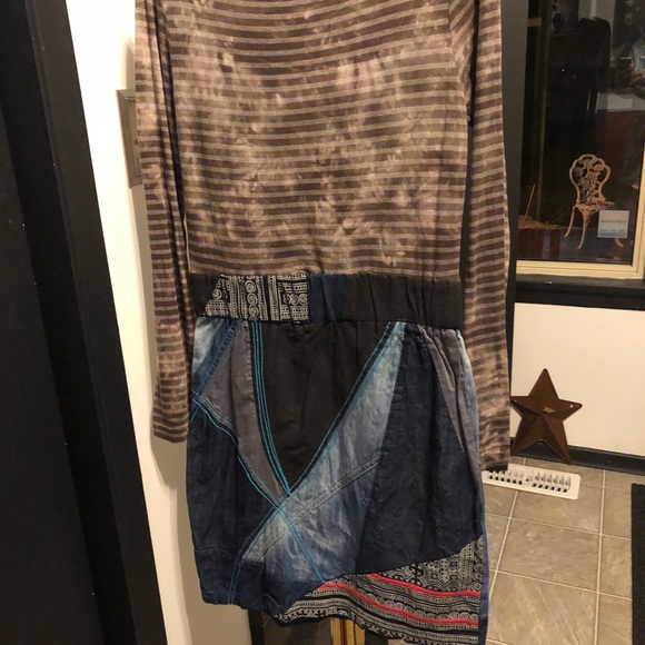 EUC Women’s Vintage DESIGUAL Patchwork Dress - Picture 11 of 13